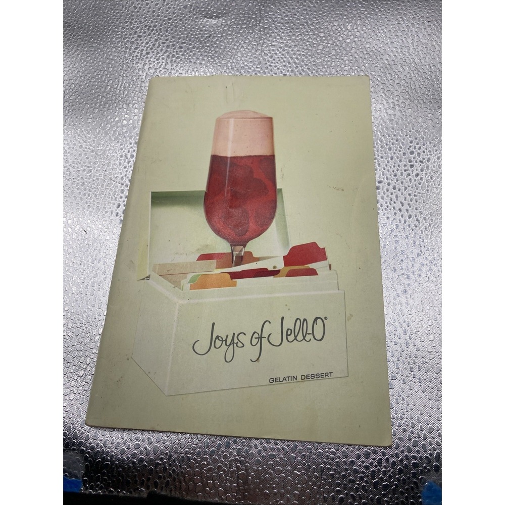 Joys of Jell-O Gelatin Dessert 1963 Spiral Softcover 96 Pages Jello